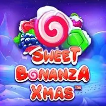 Sweet Bonanza Xmas slot visual from Pragmatic Play available on lebullpolska.com