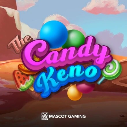 Lottery logo of The Candy Keno from Mascot Gaming at LeBull Casino